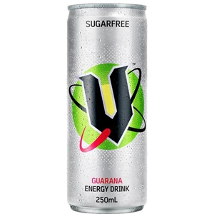 V Energy Drink Guarana Sugar Free 250mL