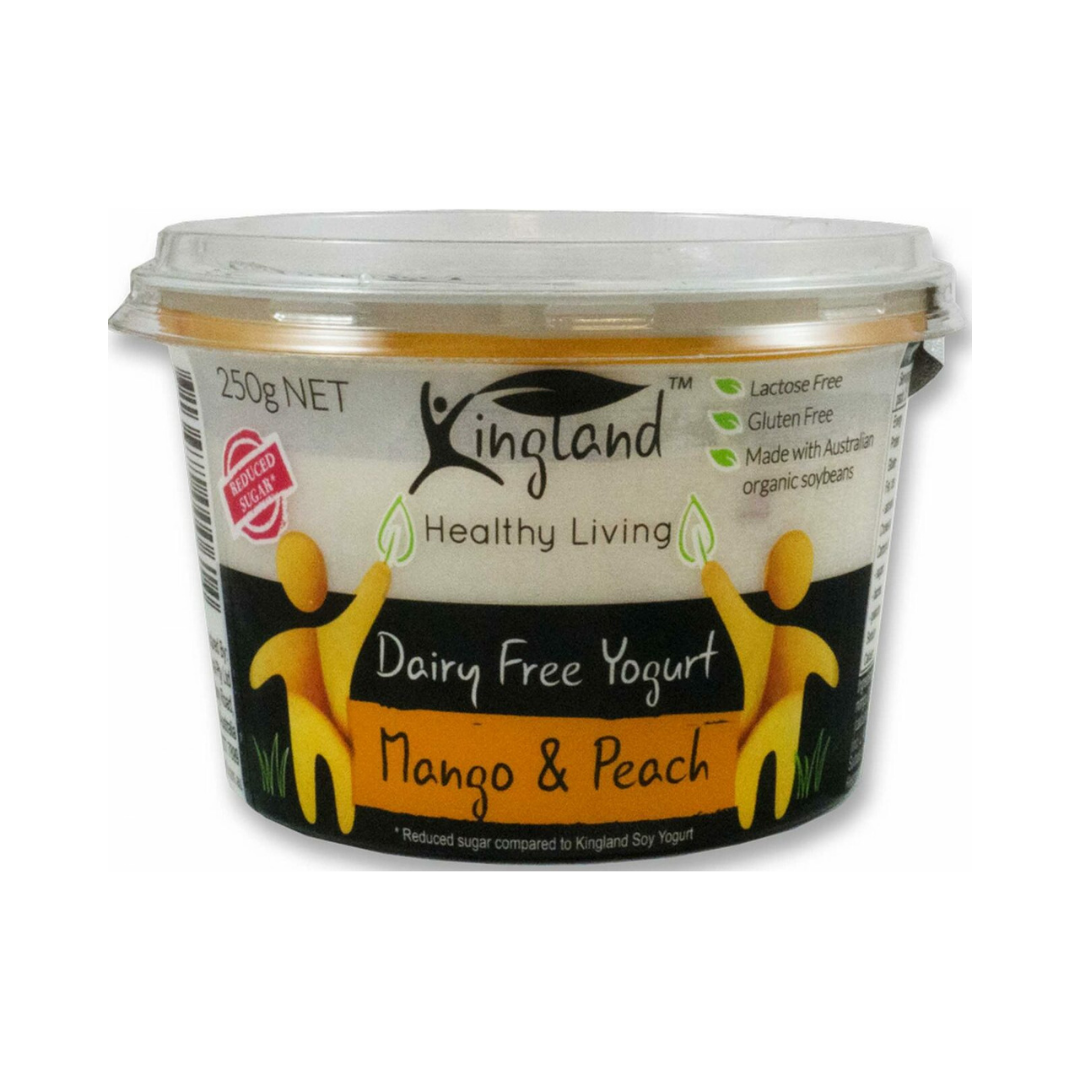 Kingland Dairy Free Yoghurt Mango & Peach 250g