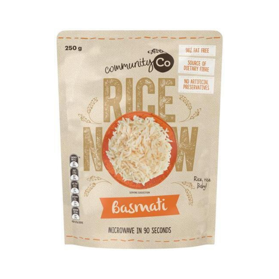 Community Co Microwave Basmati Rice 250g