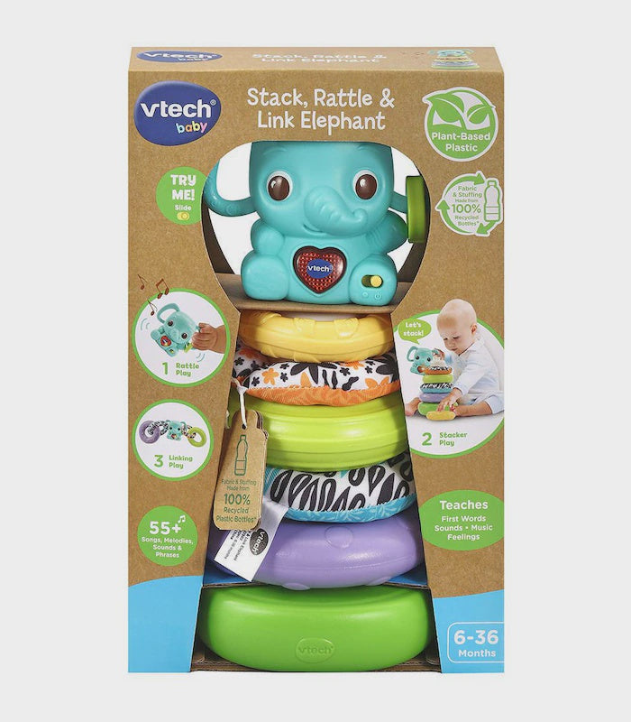 VTech Stack Rattle & Link Elephant