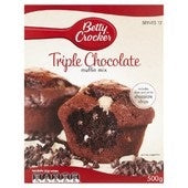 Betty Crocker Triple Chocolate Muffin Mix 500g