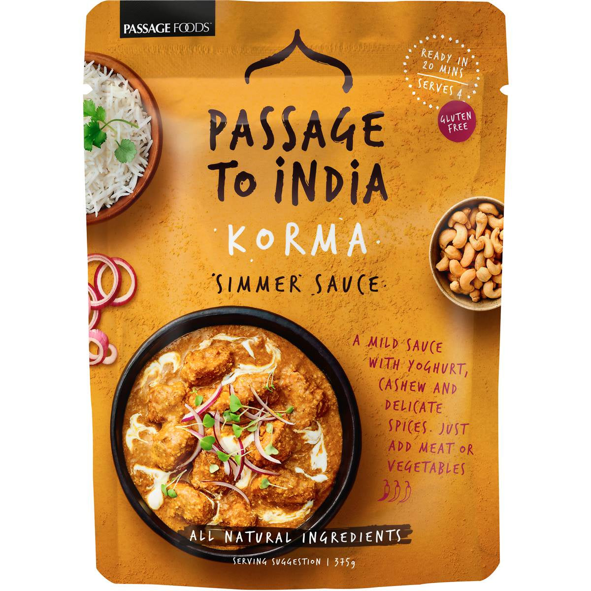 Passage To India Korma 375g