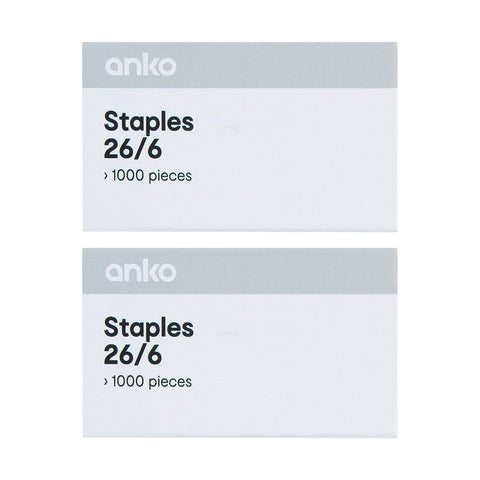 Staples 26/6 2 x 1000 pce