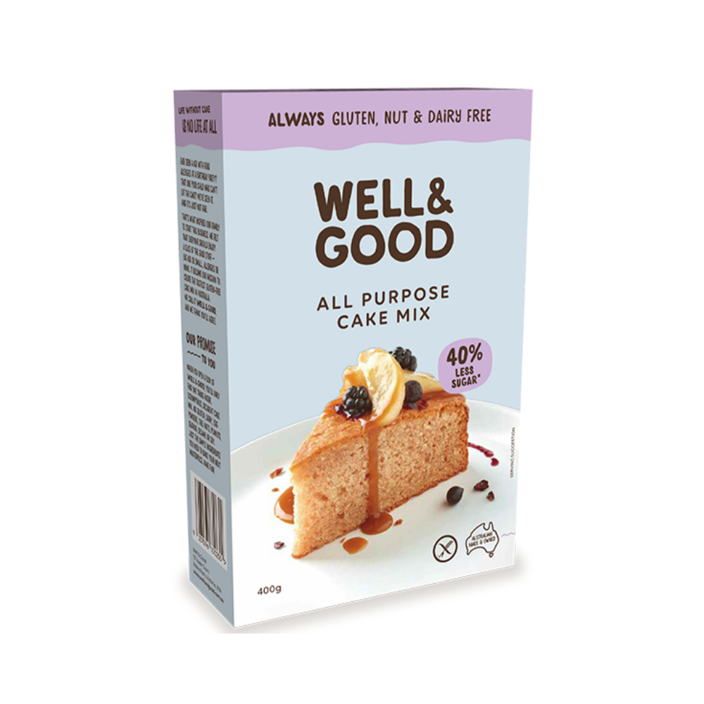 Well & Good Gluten Free All Purpose Cake Mix 400g