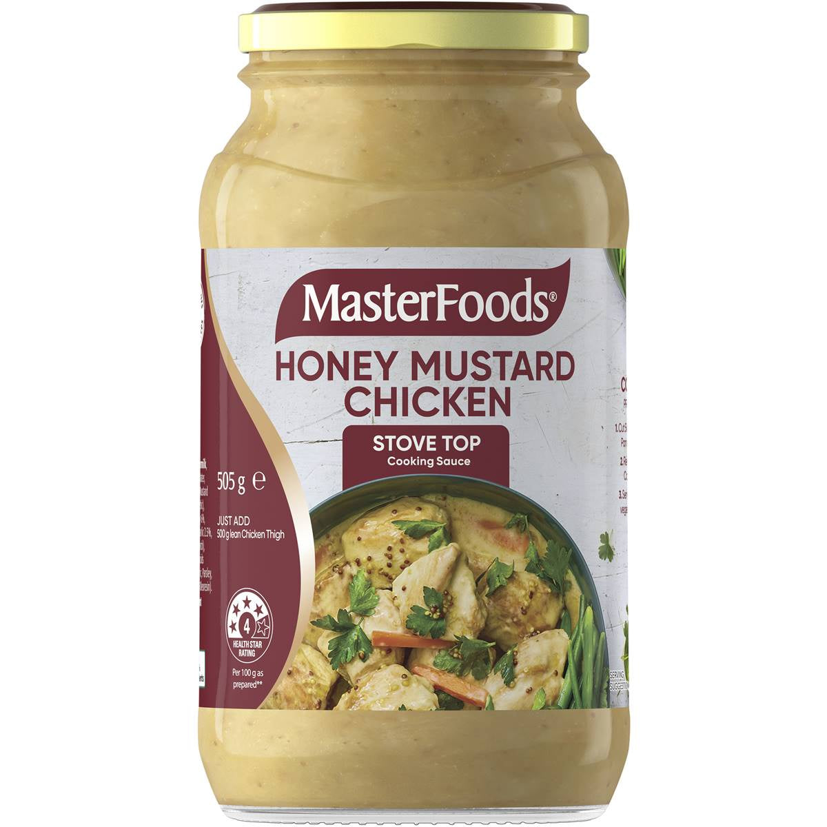 Masterfoods Honey Mustard Chicken Sauce 505g