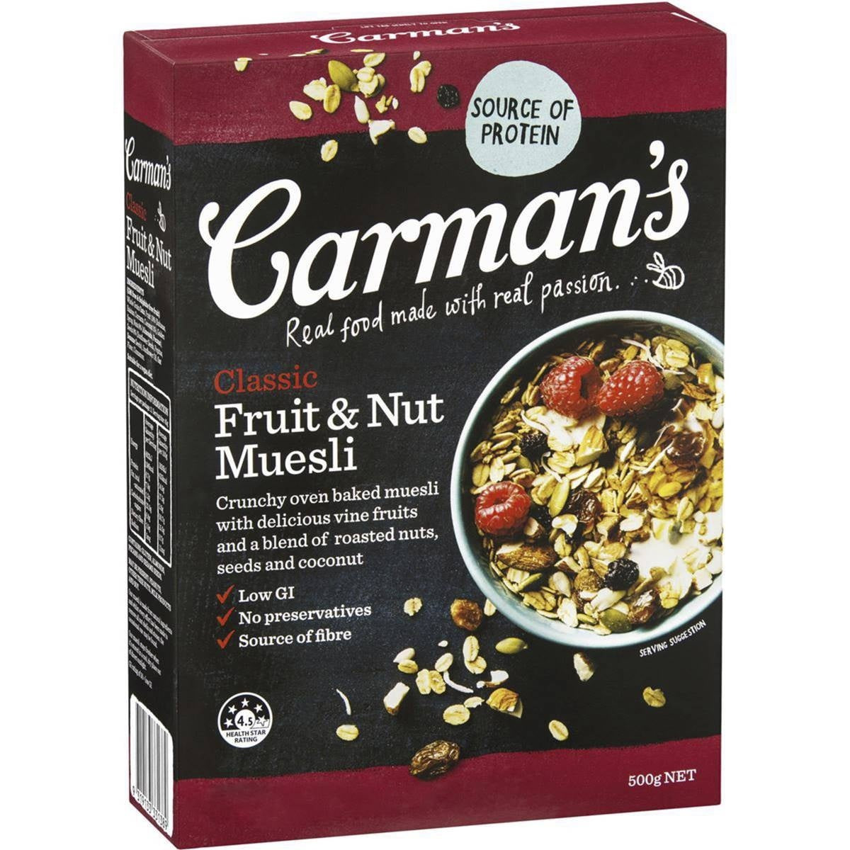 Carman's Classic Fruit Muesli 500g