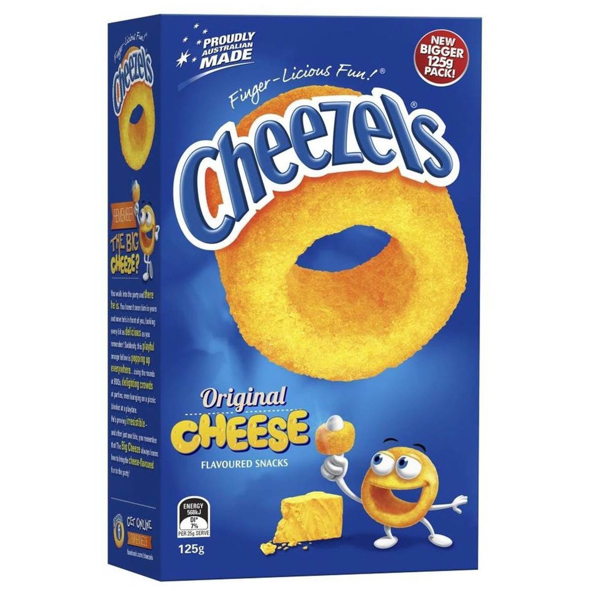 Cheezels Cheese Box 125g