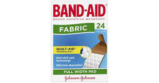 Band-Aid Fabric Strips 24pk