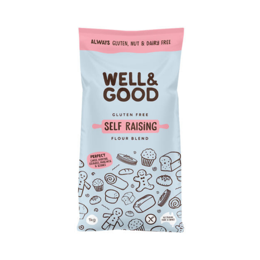 Well & Good Self Raising Flour Gluten Free 1kg