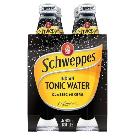 Schweppes Tonic Water 300mL 4pk