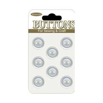 Sullivans Clear Shirt Buttons 8pk