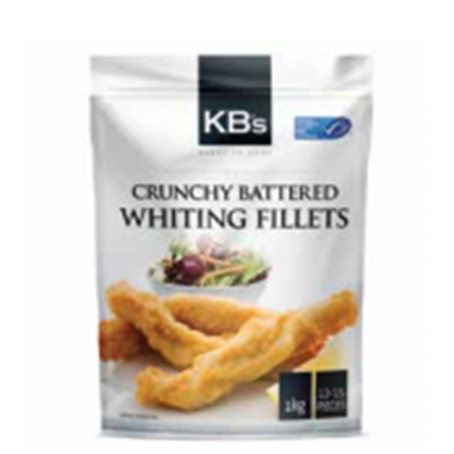 Kailis Crunchy Battered Whiting Fillets 1kg