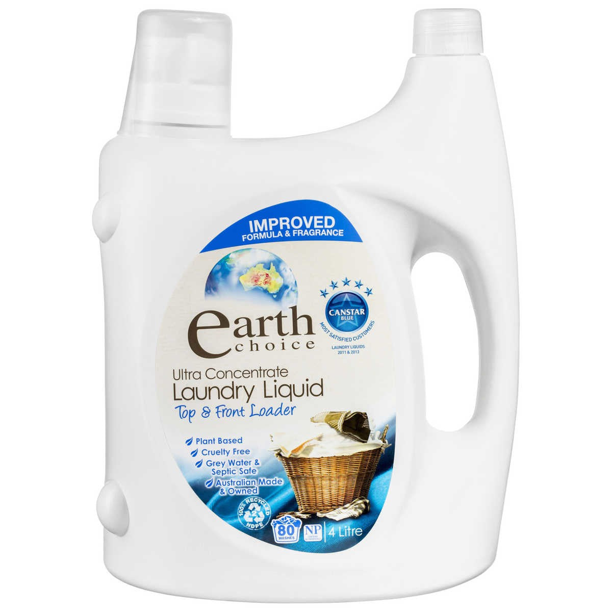 Earth Choice Ultra Concentrate Laundry Liquid 4L