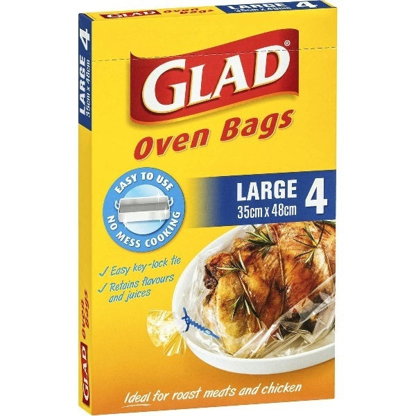 Glad Oven Bags Large 4pk