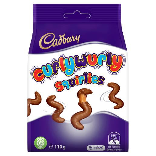 Cadbury Curly Wurly Squirlies 110g