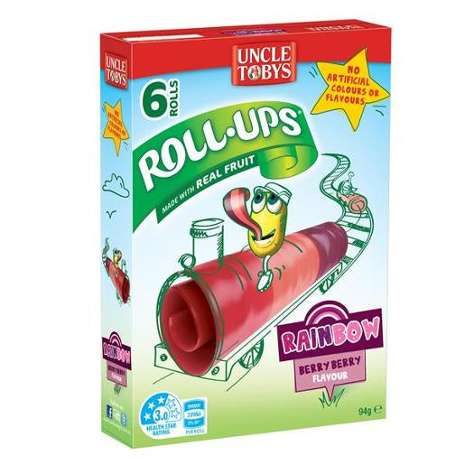 Uncle Toby's Roll-Ups Berry 6pk