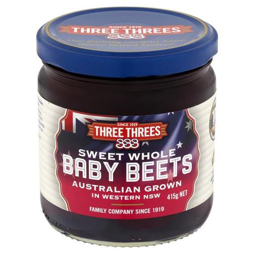 Three Three's Baby Beets 415g