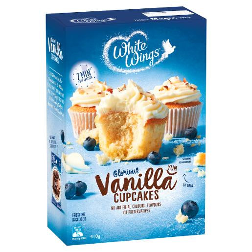 White Wings Vanilla Cupcake 410g