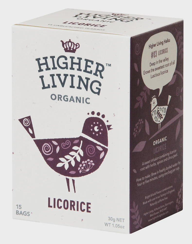 DNR Higher Living Organic Tea Licorice