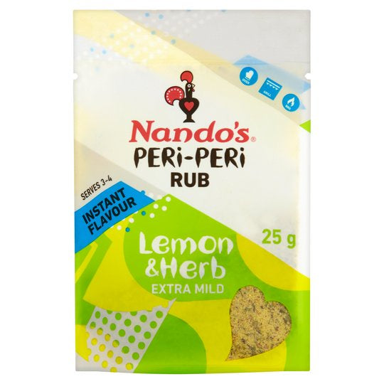 Nando's Peri-Peri Rub Lemon & Herb Extra Mild 25g