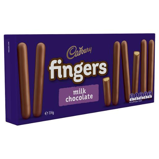 Cadbury Milk Chocolate Fingers 114g