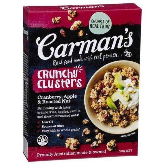 Carmans Cranberry Apple Clusters 450g