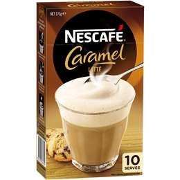 Nescafe Sachets Caramel Latte 10pk