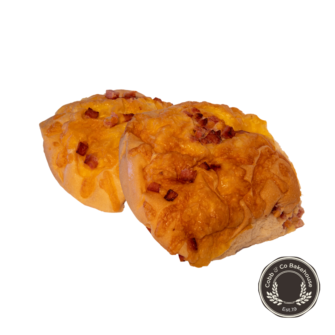 Cobb & Co Cheese & Bacon Buns 2pk