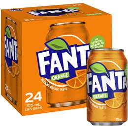 Fanta Cans 375mL 24pk