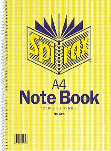 Spirax Notebook A4 120pg