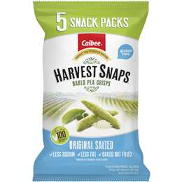 Harvest Snaps Pea Crisps Snack Pack 5pk