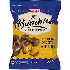 Menz Bumbles Milk Chocolate Honeycomb 525g