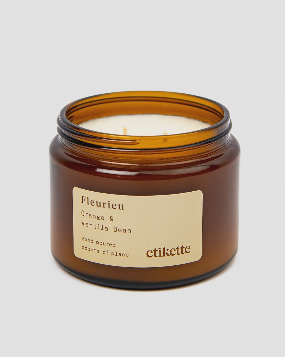 Etikette Soy Candle - Fleurieu 500