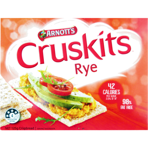 Arnott's Cruskits Rye 125g