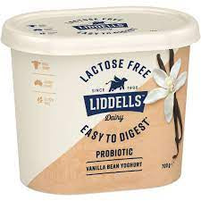 Liddells Yoghurt Lactose Free Vanilla 700g