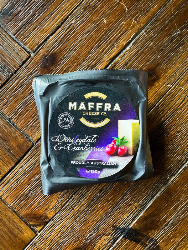 Maffra Cheese Co. Wensleydale & Cranberries 150g