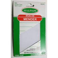 Sullivans Iron-On Mender White 27cm x 7cm