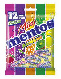 Mentos Mini Rainbow 12pk 120g