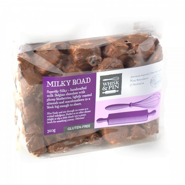 Whisk & Pin Milky Road Rocky Road 320g