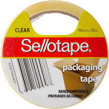 Sellotape Packaging Tape Clear 48mm x 50m