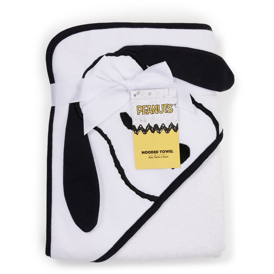 Peanuts Snoopy Print Hooded Towel