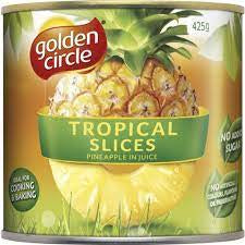 Golden Circle Pineapple Slices In Juice 425g