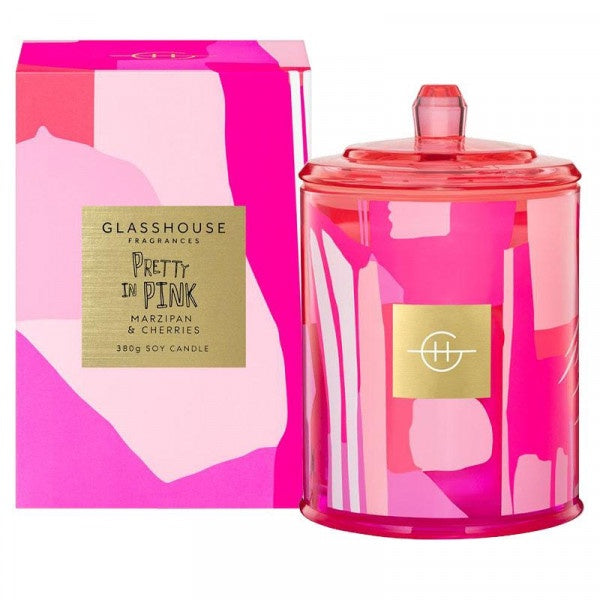 Glasshouse Candle Pretty in Pink 380g