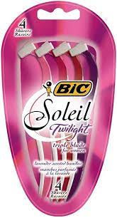 Bic Disposable Razor Soleil Twilight 4pk