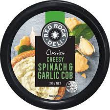 Red Rock Deli Cheesy Spinach & Garlic Cobb Dip 190g