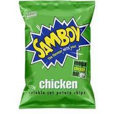 Samboy Potato Chips Chicken 175g