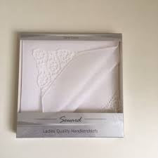 Seward Ladies Lace Handkerchief 2pk