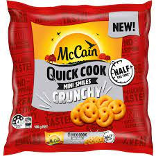 McCain Quick Cook Mini Smiles 500g