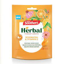 Soothers Herbal Echinacea Plus Vitamin C 18pk