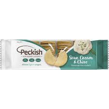 Peckish Rice Thins Sour Cream & Chives 90g